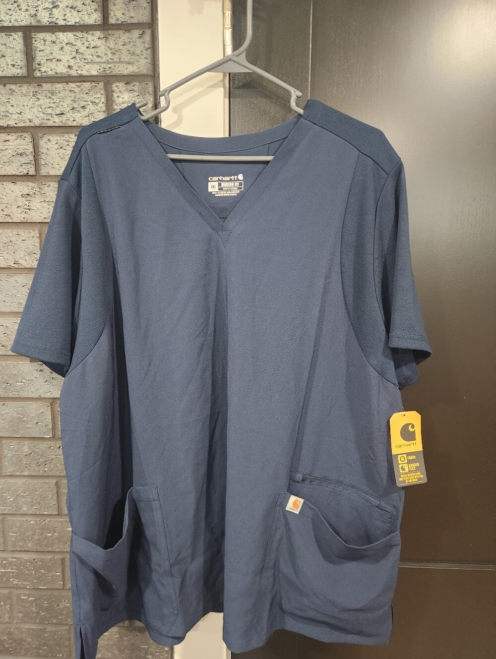 NWT 3XL Carhartt women's scrub top